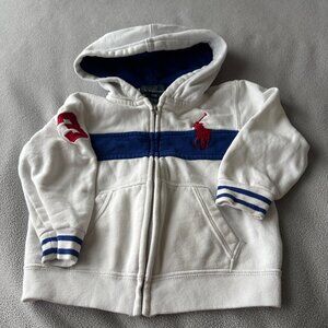 Polo Ralph Lauren Sweatshirt 24M Big Pony Full Zip Hoodie